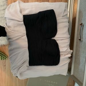 High-low classy black Dress